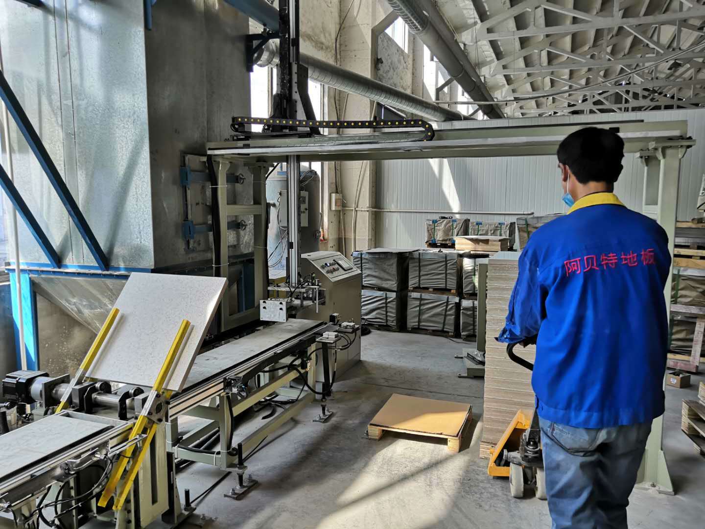 Automatic Production of Abeite raised floor