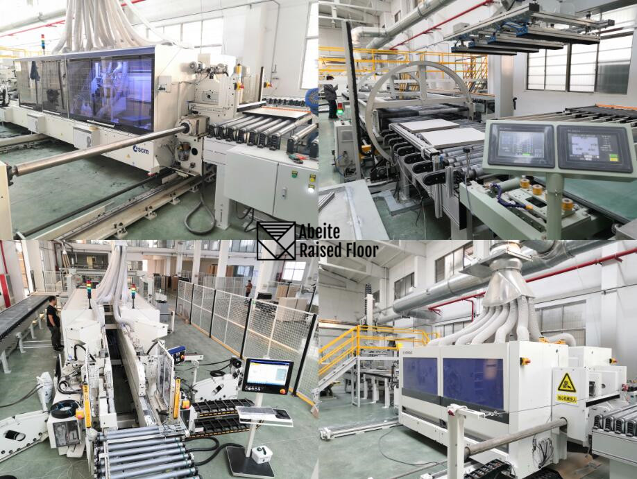 Abeite production process of the new imported automatic raised floor production line