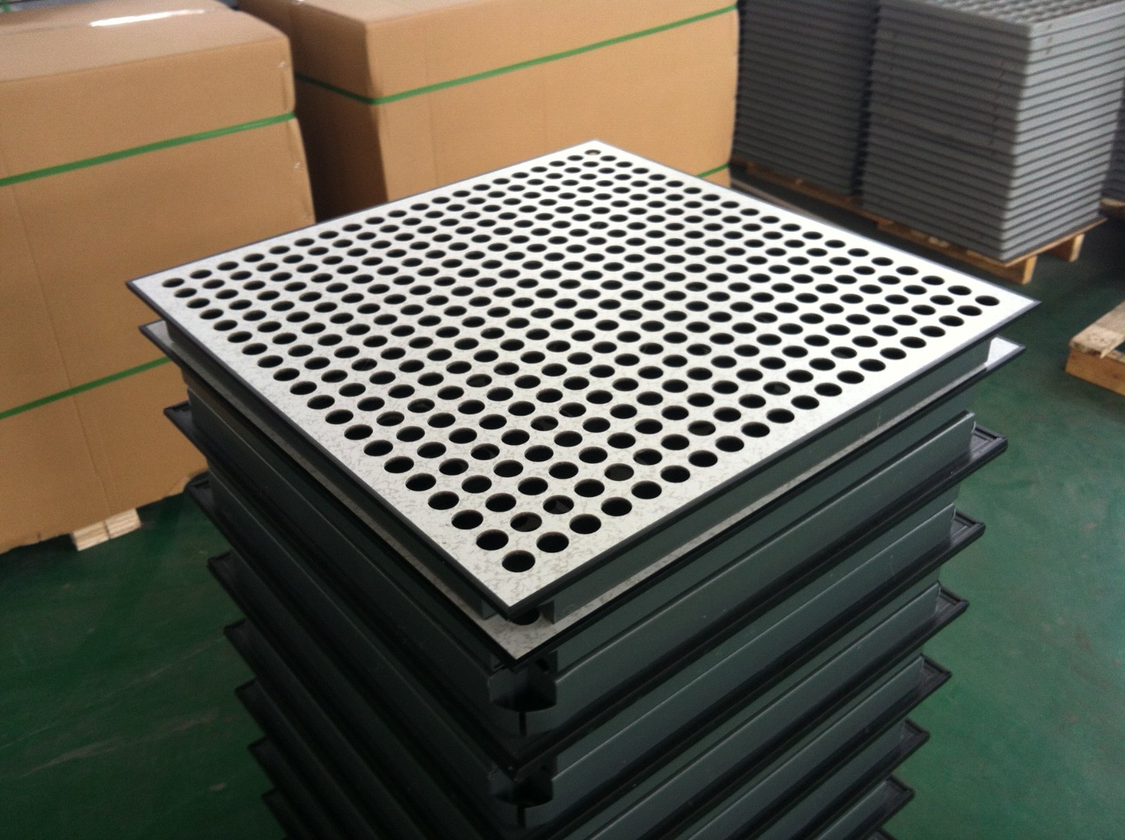 Steel Perforated Raised Floor